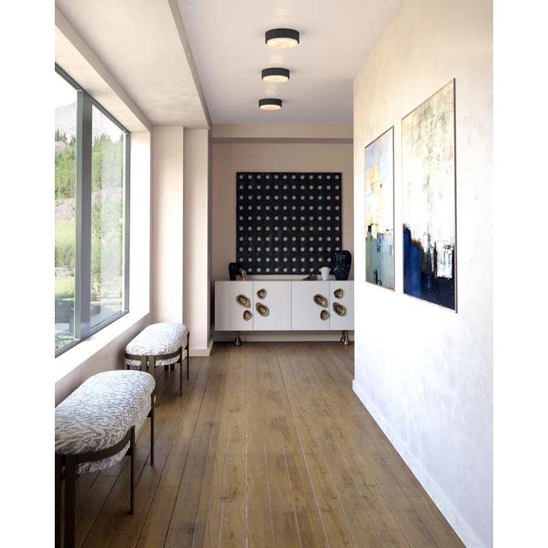 Alora Lighting Blanco Glass LED Flush Mount