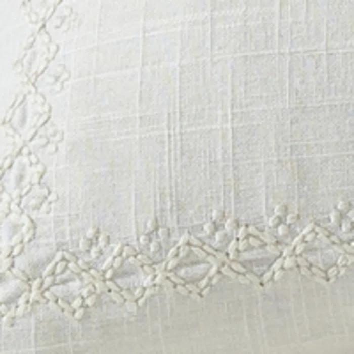 DKNY Pure DKNY Pure Border Embroidery 14In X 20In Decorative Pillow Birch