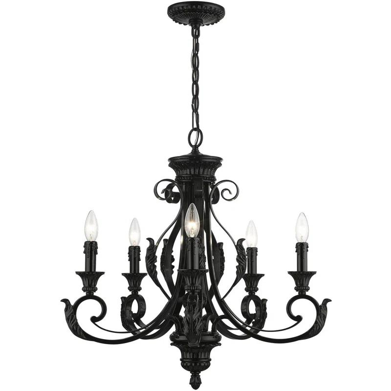 Bloomsbury Market Amillia 5 - Light Dimmable Classic / Traditional Chandelier