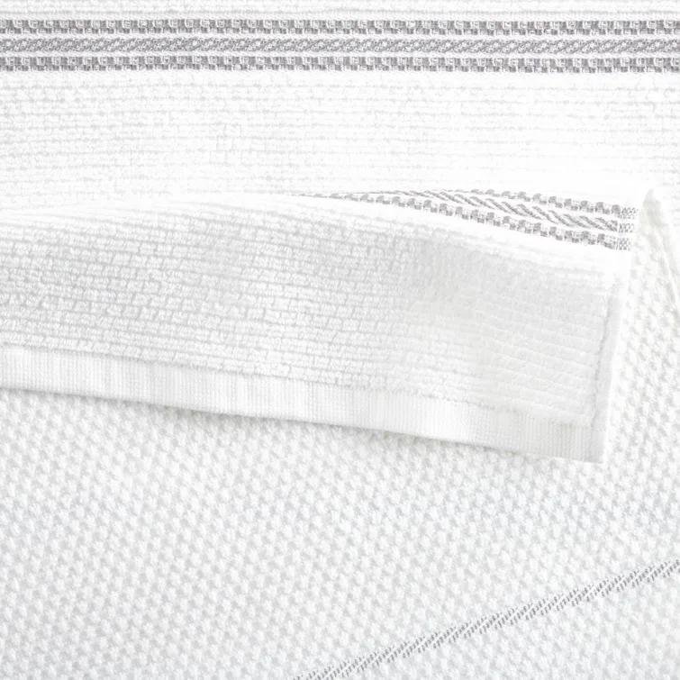 Martha Stewart Martha Stewart Modern Waffle Kitchen Towel Set 6-Pack, Linen, 16"x28" (Set of 6)