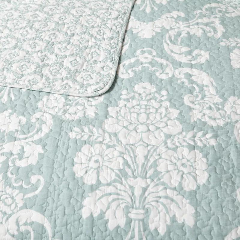Laura Ashley Celina Patchwork Laura Ashley Reversible Cotton Quilt Set