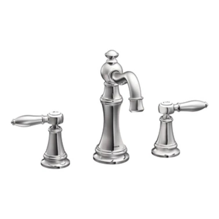 Moen Moen Weymouth Two-Handle Widespread Bathroom Faucet Trim Kit, Valve Required TS42108