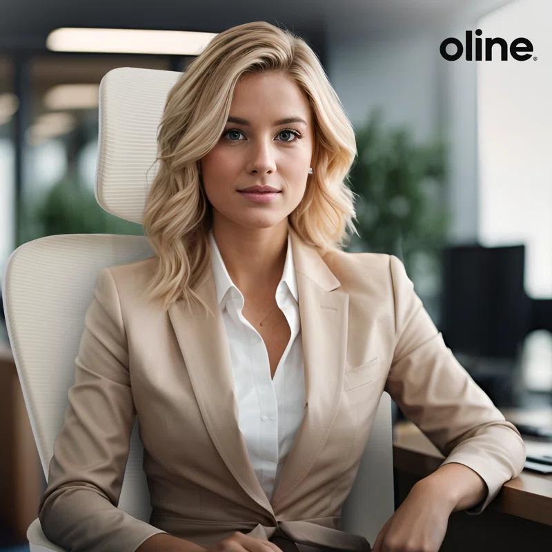 Oline Oline ErgoAir Ergonomic Office Chair – Adjustable Lumbar Support, Flip-Up Armrests, Mesh Computer Desk Chair, Swivel Rolling Executive Gaming Chair for Home & Office