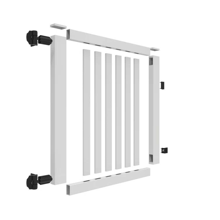 Barrette Outdoor Living White Vinyl Gate