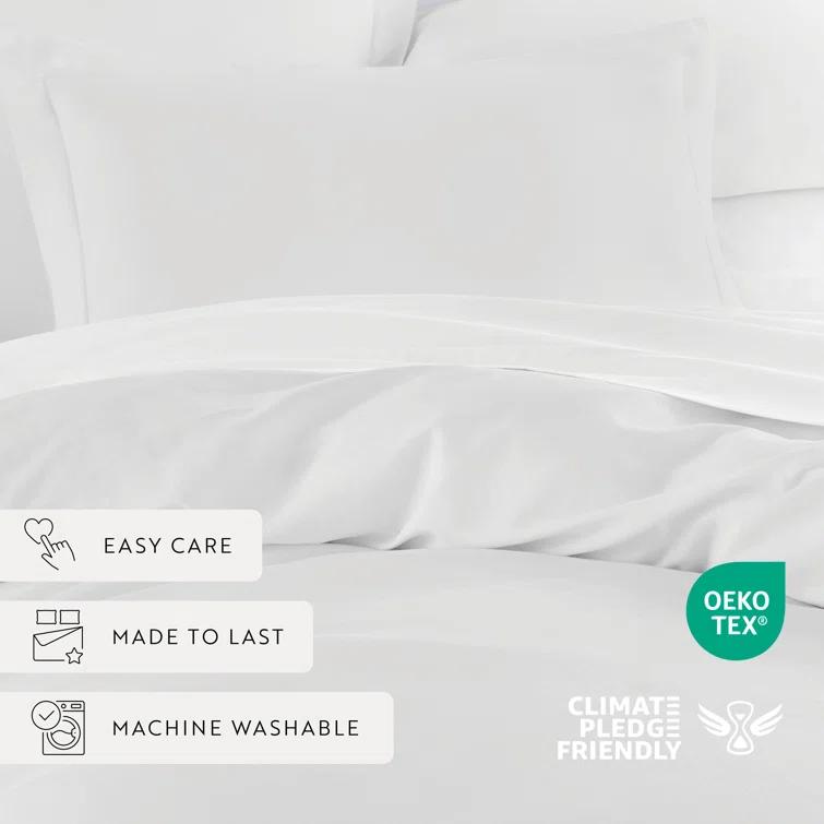 Becky Cameron Vintage Washed Long-Staple Sateen Cotton Duvet Cover Set