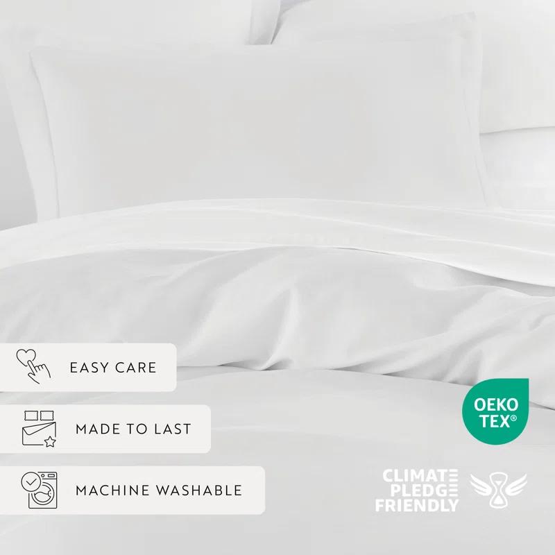 Becky Cameron Vintage Washed Long-Staple Sateen Cotton Duvet Cover Set
