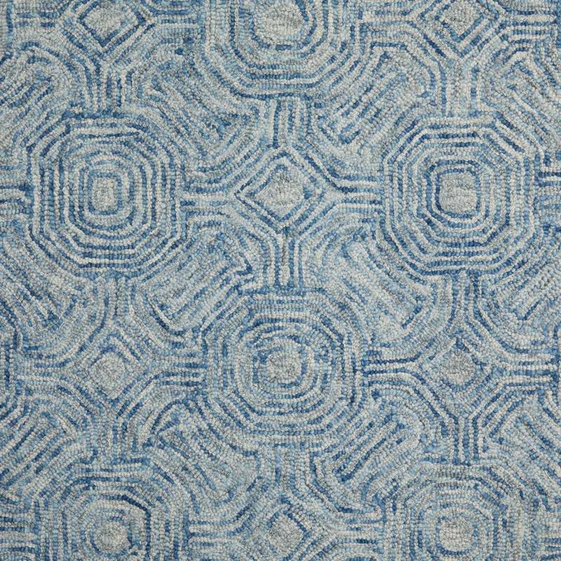 Rowe Handmade Tufted Ivory/Blue Rug
