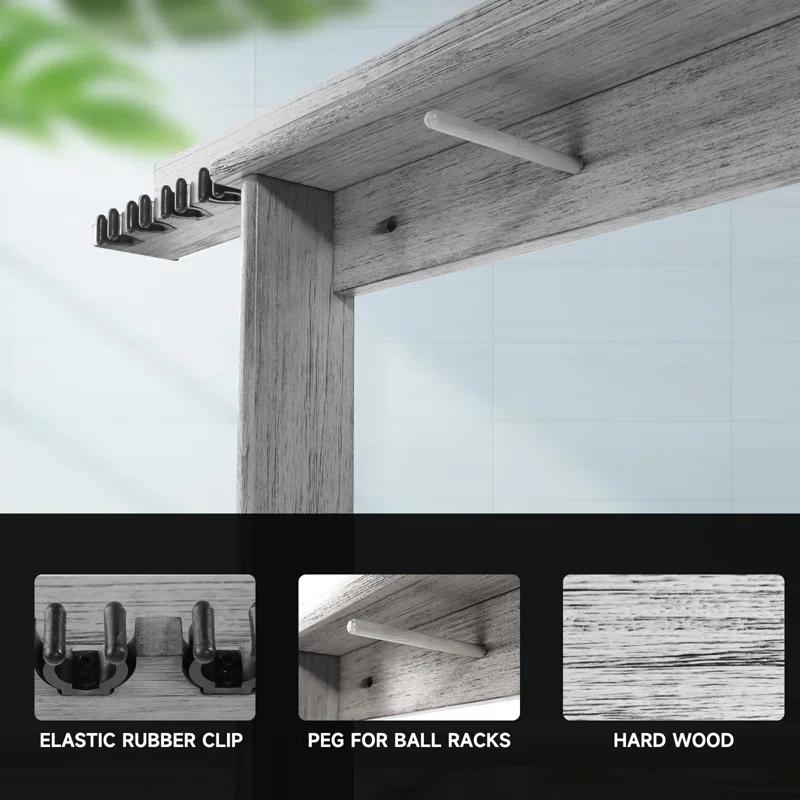 GSE Games & Sports Expert GSE Games & Sports Expert Wood Pool Cue Rack