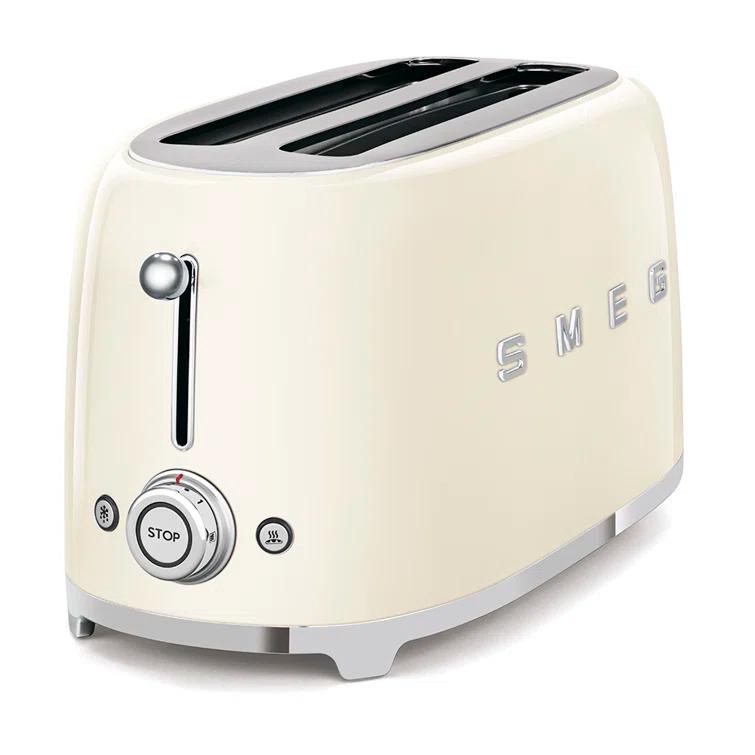 SMEG Cream 4-Slice Toaster