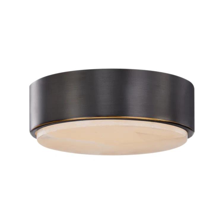 Alora Lighting Blanco Glass LED Flush Mount