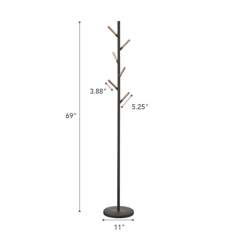 Yamazaki Home Coat Hanger, Steel, Weighted Base