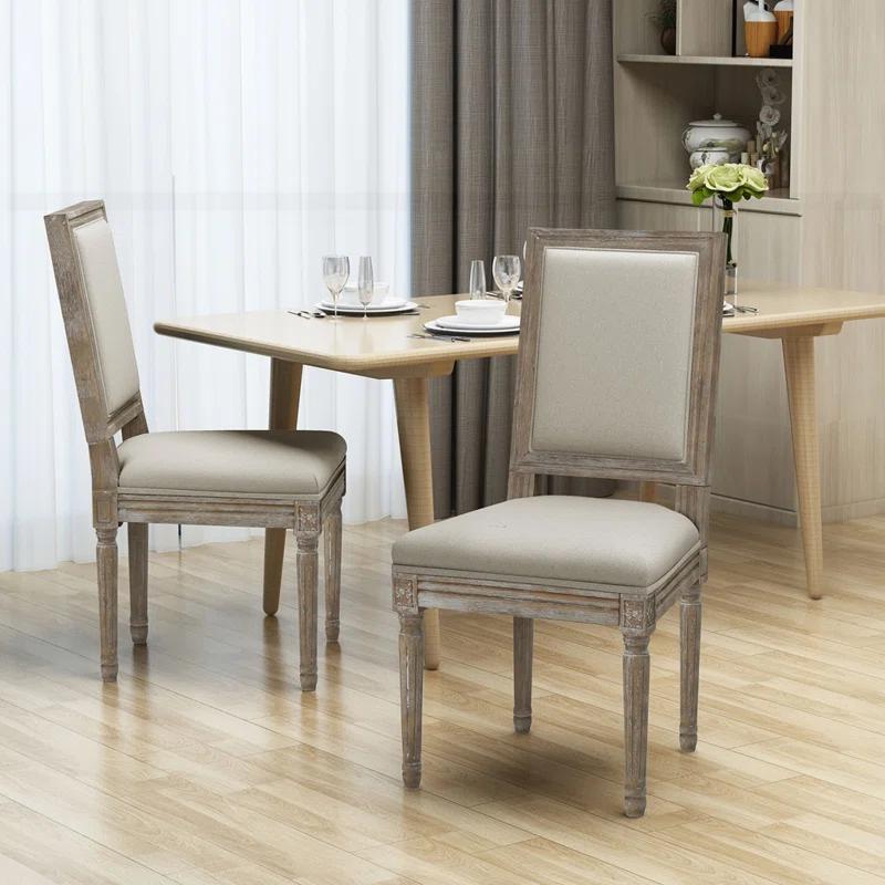 Libretto 20.5'' H Linen Upholstered Side Chair