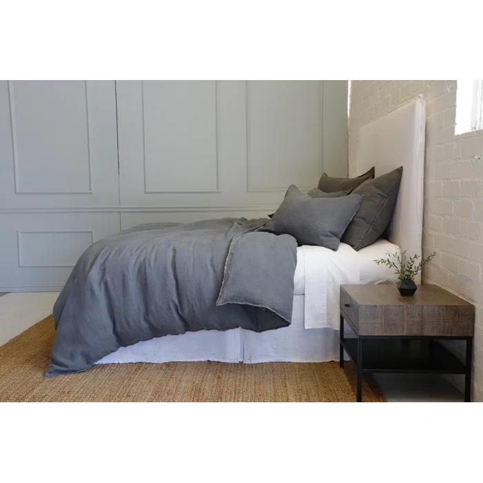 Blair Stonewashed Linen Sham by Pom Pom at Home - Taupe / Standard