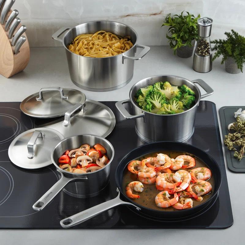 BergHOFF BergHOFF DiNA Meta 7pc Recycled Cookware Set with Nonstick Fry Pan