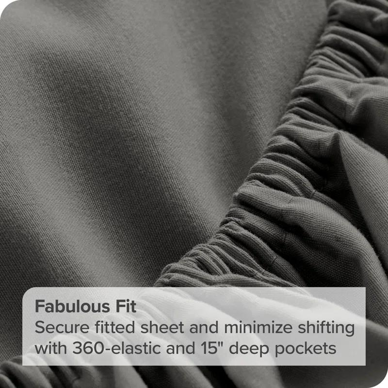 Bare Home 1800 Premium Microfiber Reversible Bed-In-A-Bag