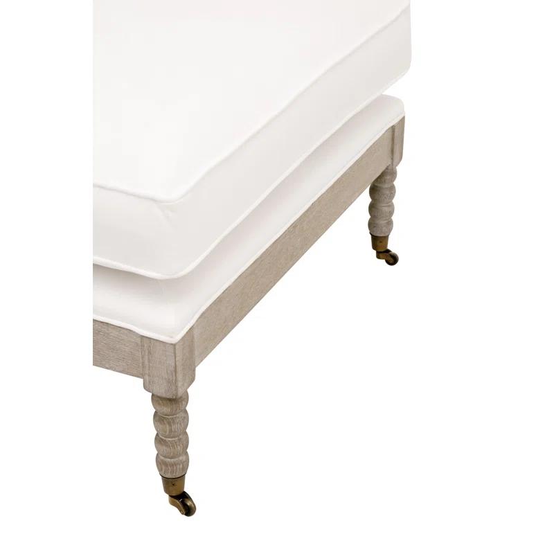 Rosalind Wheeler Chaddrick Stitch Hand Round Arms Down Feather Chaise Lounge
