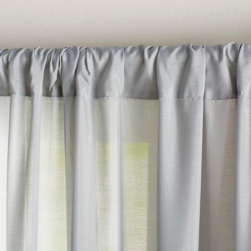 Eclipse Chelsea Polyester Sheer Curtain Single Panel