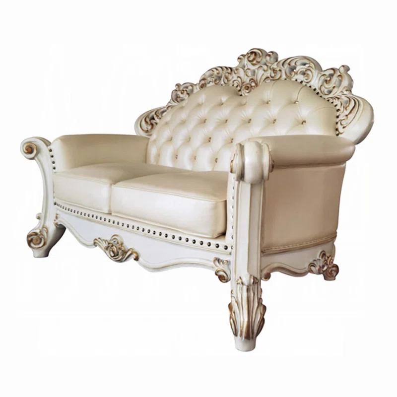 A&J Homes Studio Vendome 69.6'' Faux Leather Loveseat