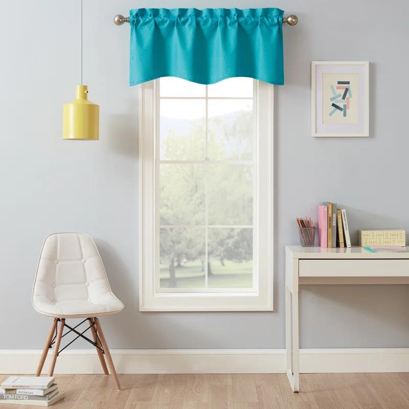 Eclipse Kendall Scalloped 42'' W Window Valance