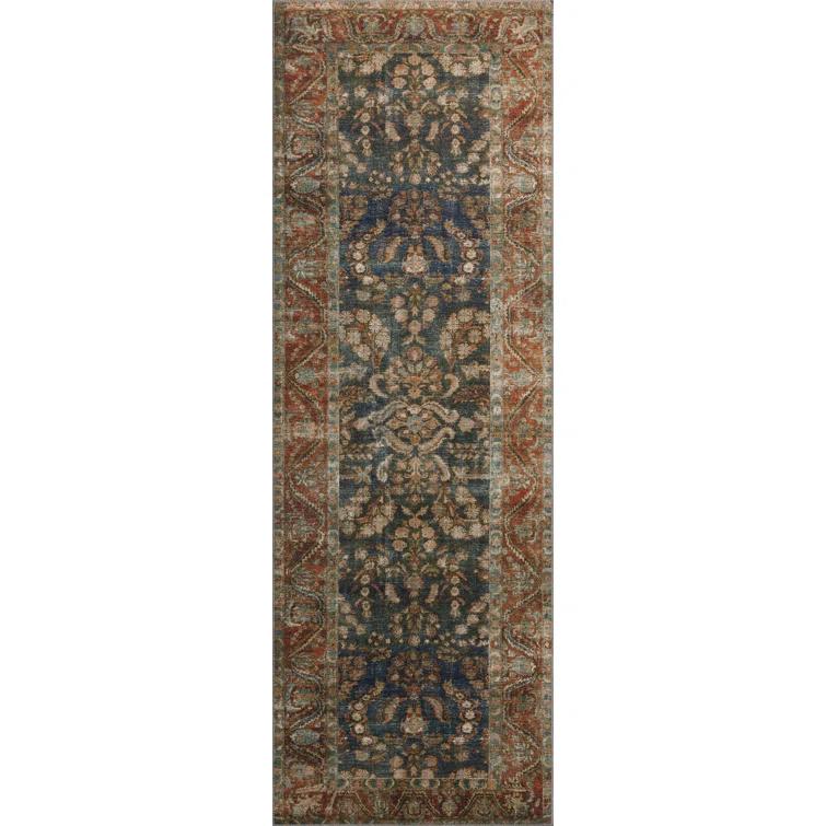 Chris Loves Julia x Loloi Chris Loves Julia x Loloi Jules Ocean / Spice Area Rug