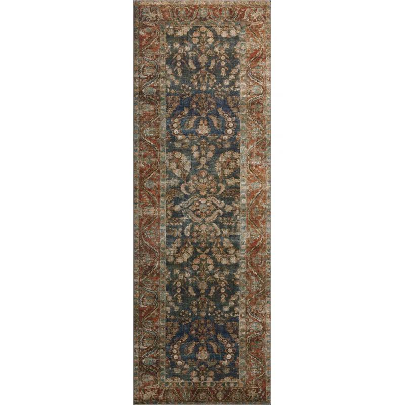 Chris Loves Julia x Loloi Chris Loves Julia x Loloi Jules Ocean / Spice Area Rug