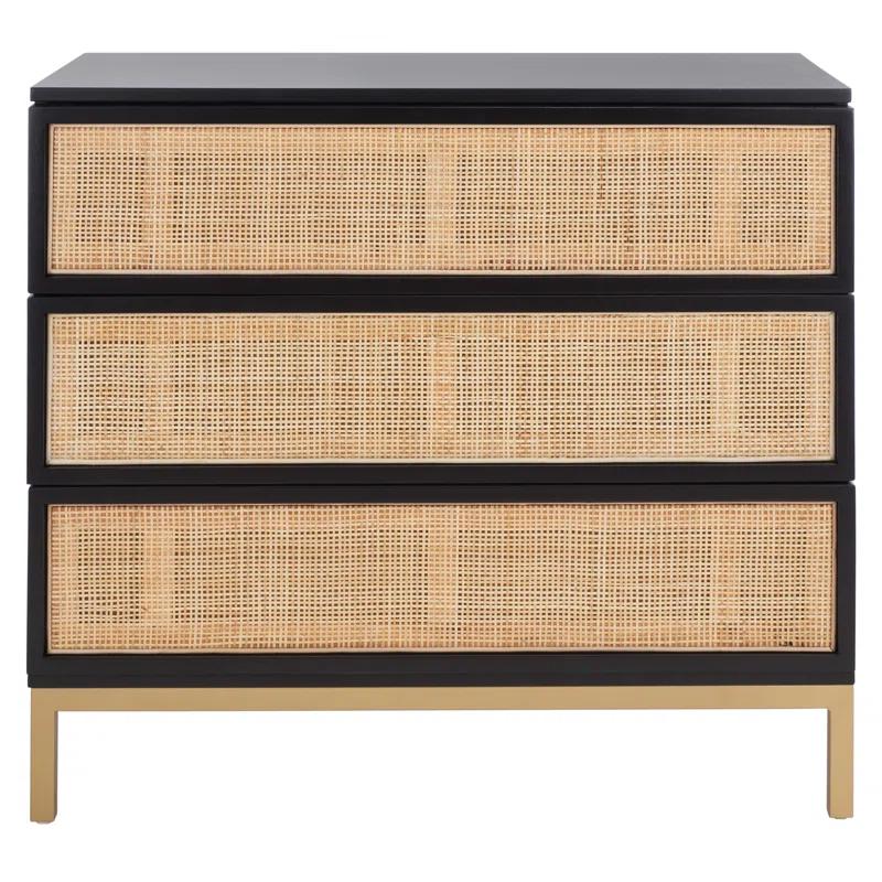 Sand & Stable™ Prudhoe 34'' W 3 - Drawer Dresser