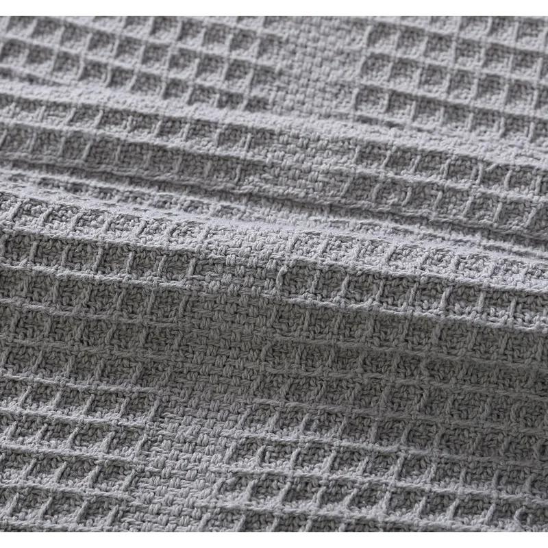 Kenneth Cole Kenneth Cole Waffle Grid Solid Cotton Blanket