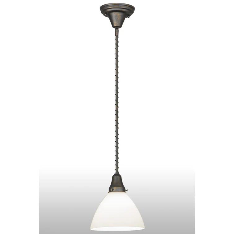 Meyda Lighting 1 - Light French Bronze Single Pendant