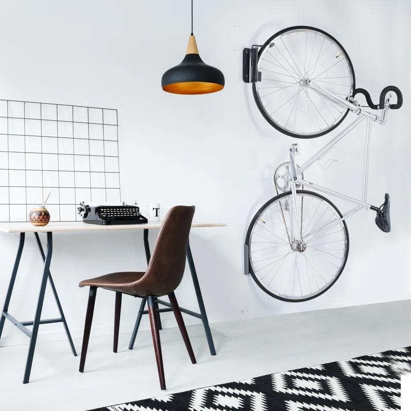 Single Bike Hinge Wall Mount Rack