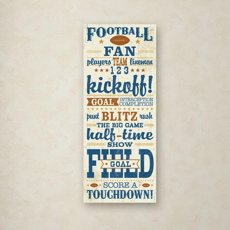 Trademark Fine Art "Sport Lover I" by Pela Studio Textual Art on Wrapped Canvas