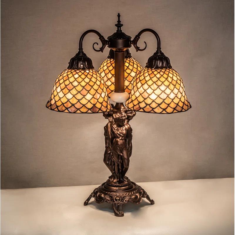 Meyda Lighting Meyda Tiffany & Stained Glass Metal Arched Lamp