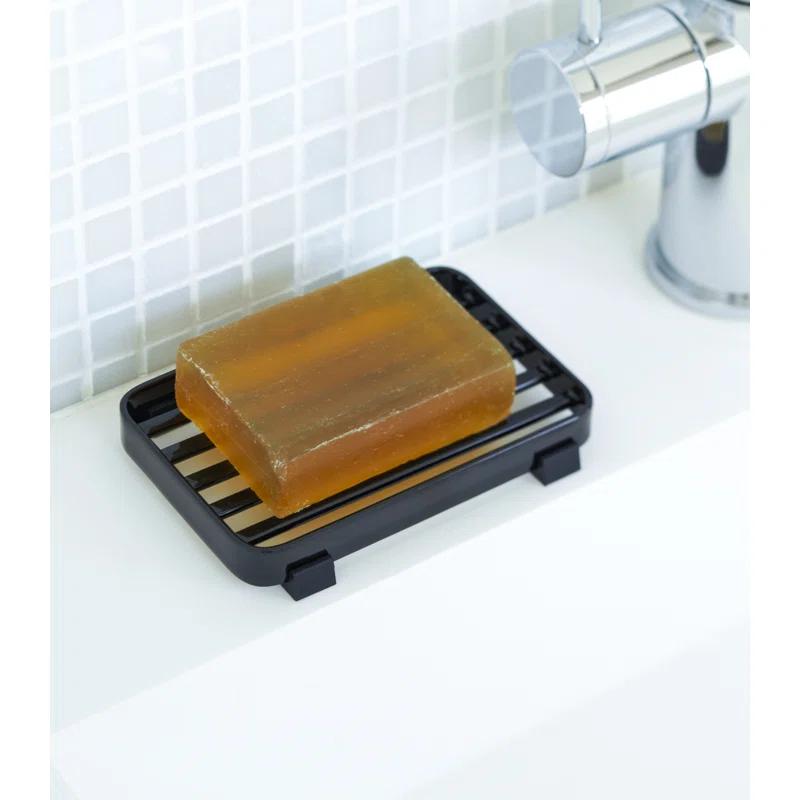 Yamazaki Home Yamazaki Home Soap Tray - Steel Holder Dish For Sink, Steel, Water Resistant, No Assembly Req.