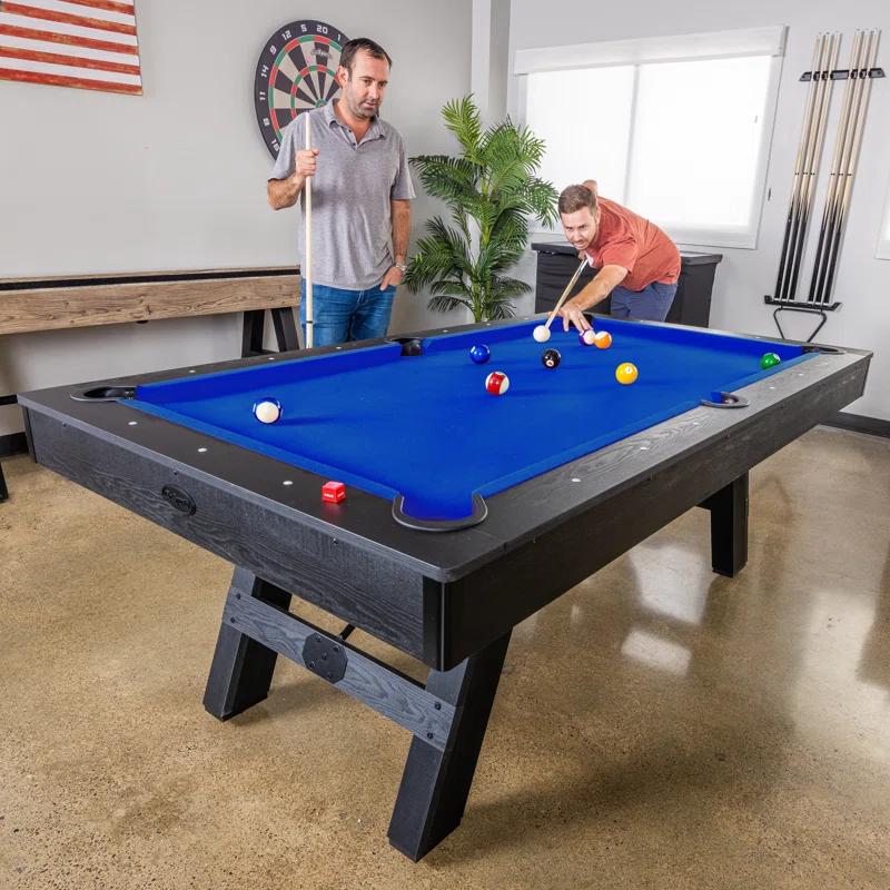 GoSports GoSports 7 ft Pool Table - Modern Billiards Table - Accessories Included