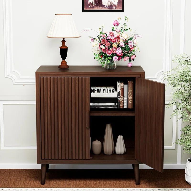Accent Cabinet with 2 Doors and Adjustable Shelves