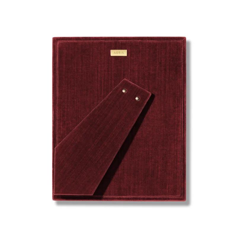 AERIN Valentina Cinnabar Velvet Matte Picture Frame