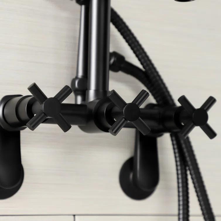 Kingston Brass Kingston Brass Concord Wall Mount Clawfoot Tub Faucet AE8457DX