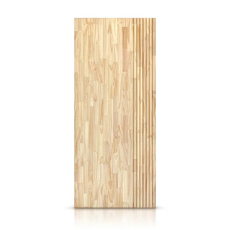 Calhome Paneled Pine Wood Standard Door
