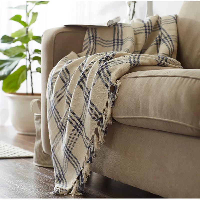 Design Imports Hand Woven Throw Blanket
