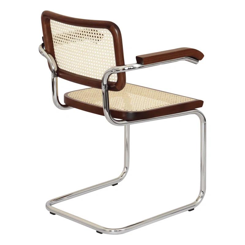 Breuer Chair Company Marcel Breuer Cesca Cane Cantilever Dining Armchair Arm Chair