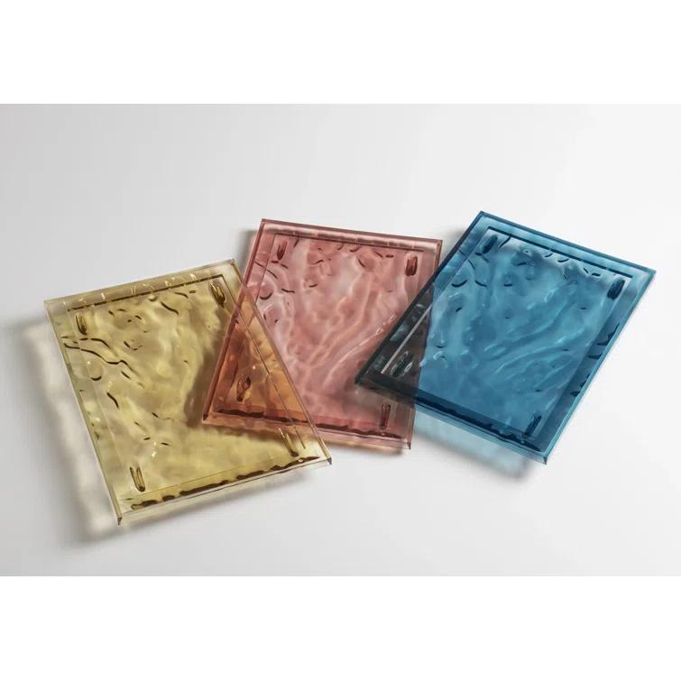 Dune Modern Plastic / Acrylic Tray 1