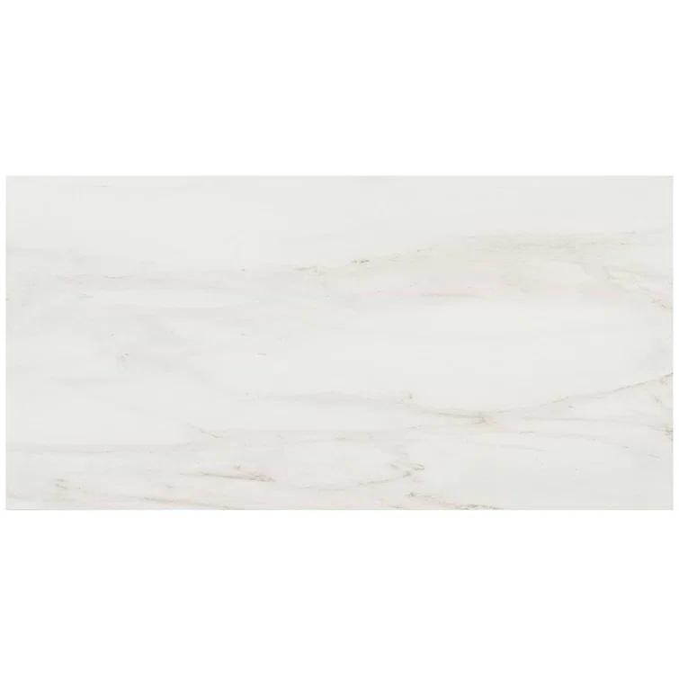 Bond Tile Saroshi 11.81 in. x 23.62 in. Matte Marble Look Porcelain Floor and Wall Tile (9.68 Sq. Ft. / Case)