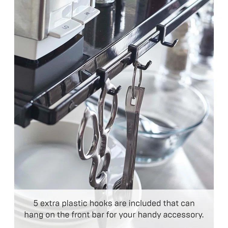 Yamazaki Home Expandable Support Rack - Kitchen Storage Shelf Organizer, Steel, Expandable