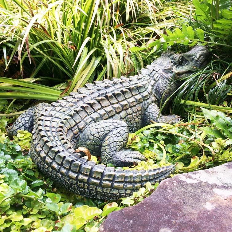 HomeStyles Life's A Beach Alligator Garden Statue