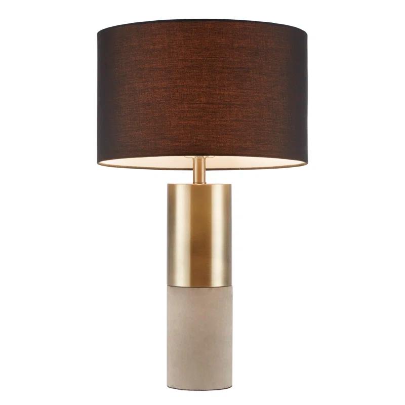 Hampton Hill Fulton Metal and Concrete Table Lamp