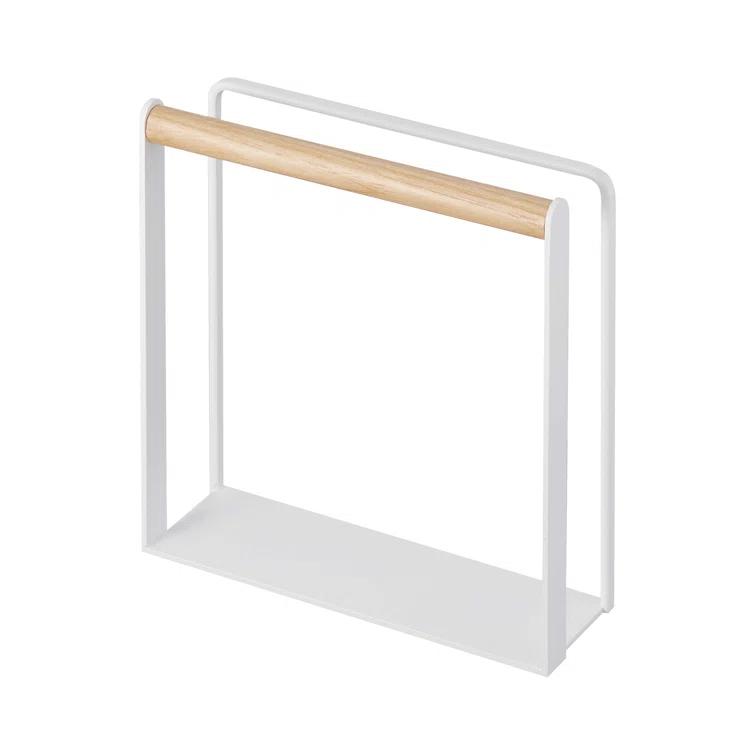 Yamazaki Home Napkin Holder - Kitchen Storage, Table Organizer, Steel + Wood