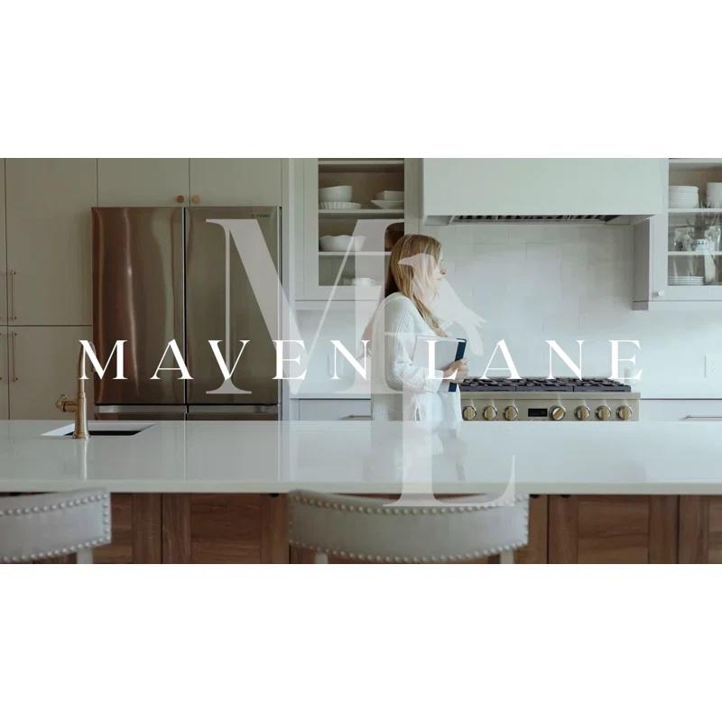 Maven Lane Maven Lane Alexander Stool with Fabric Upholstery