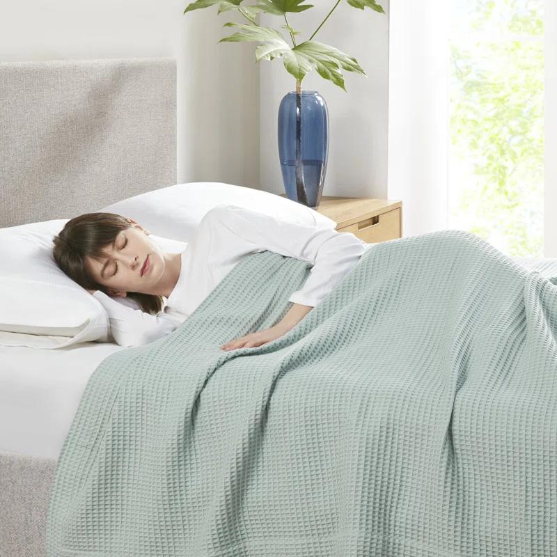 Waffle Weave Cotton Blanket