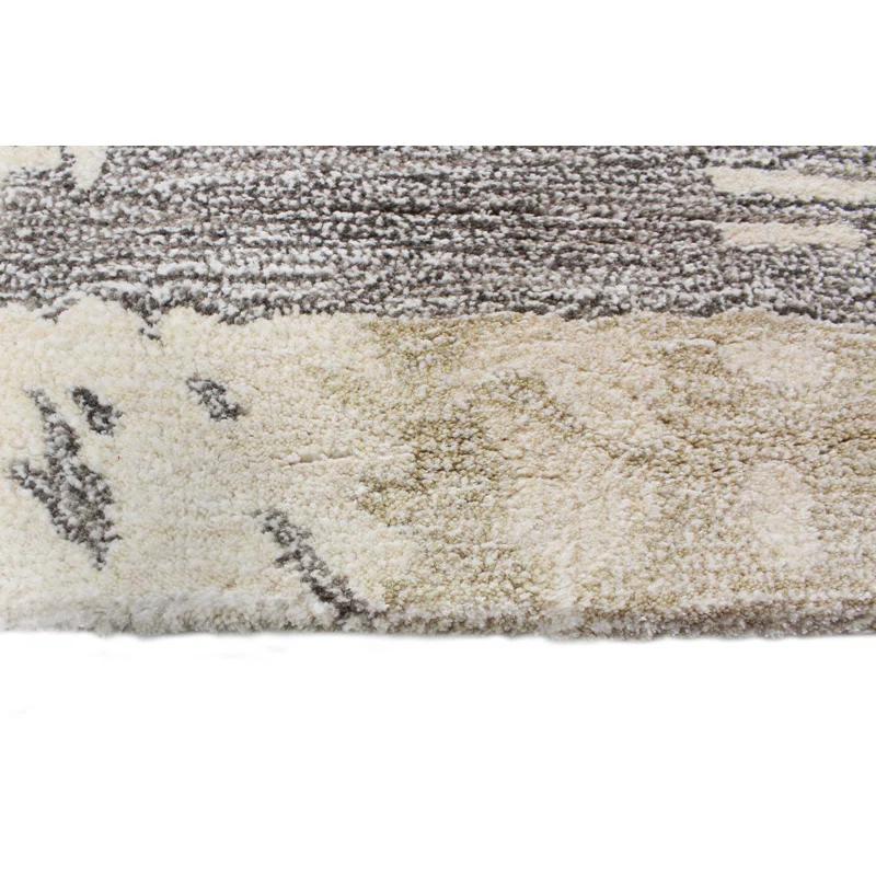 Bashian Rugs Handmade Tufted Ivory Rug