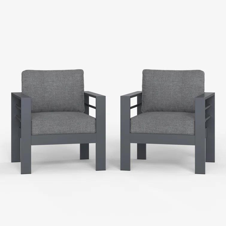 LayinSun Alturas Standalone Product 4 Piece Sofa Seating Group With Cushions