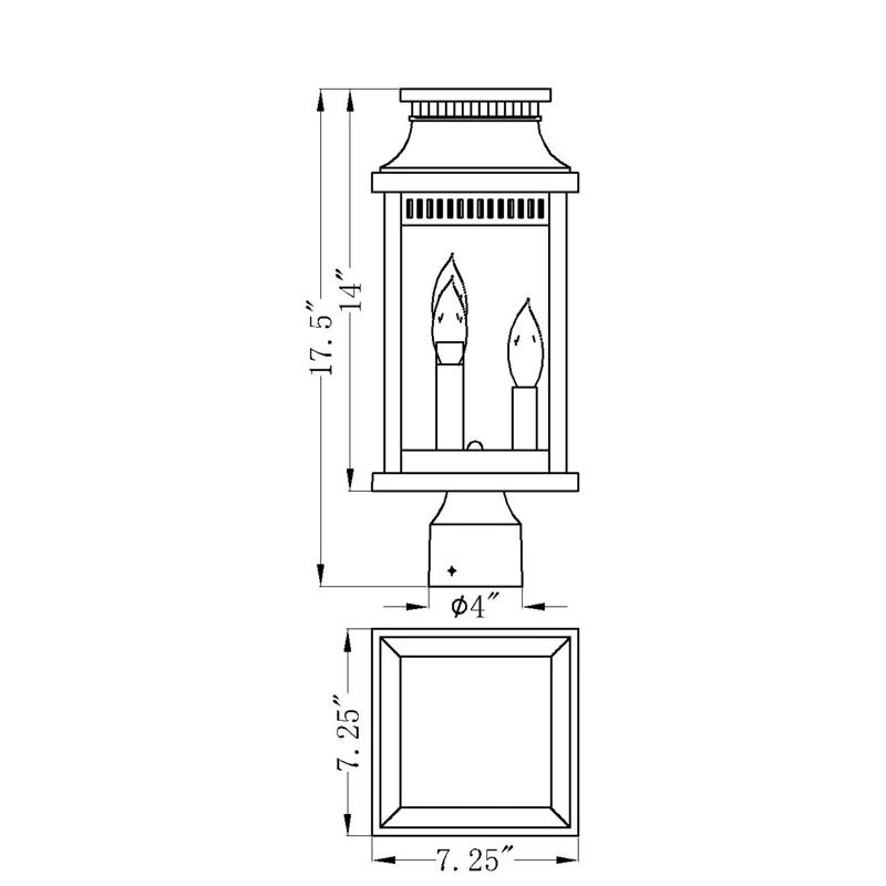 CWI Lighting Milford Outdoor Lantern